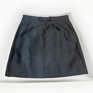 Kate Spade Black Silk Skirt Size 8 NWT Black Retail $298.00 Bright This Way